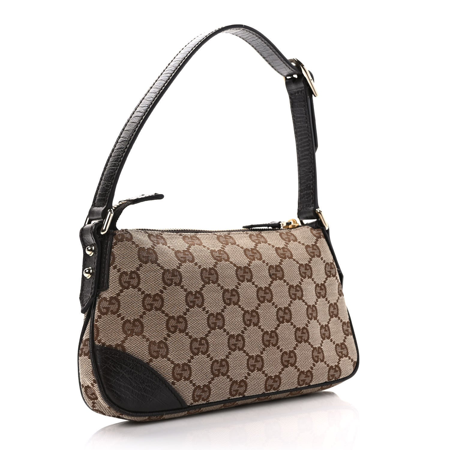 Gucci Monogram Hasler Pochette Brown 3 of 11