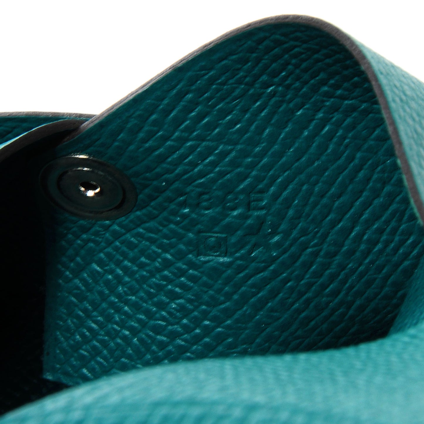 Epsom Calvi Card Case Malachite
