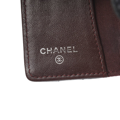 Chanel Lambskin Quilted 6 Key Holder Black 5 of 9