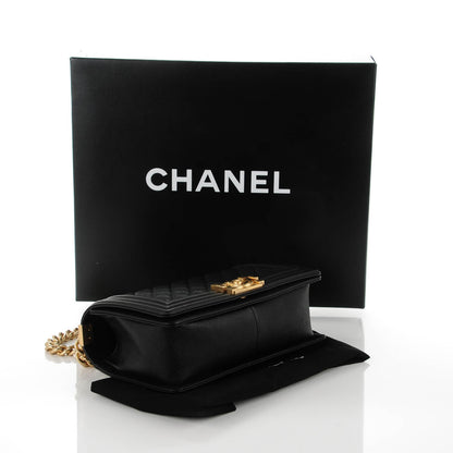 Chanel Caviar Quilted Medium Boy Flap Black 4 of 7