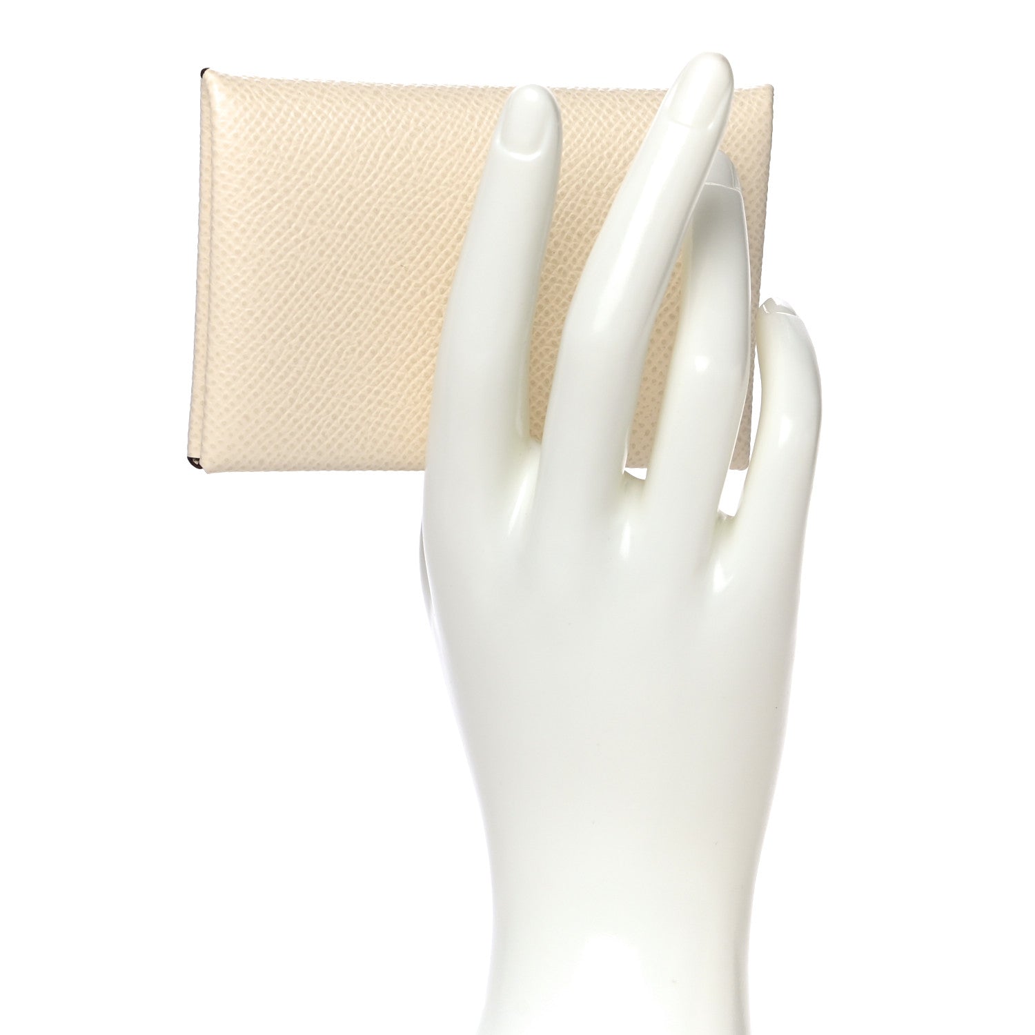 Hermes Epsom Calvi Card Case Nata 2 of 10