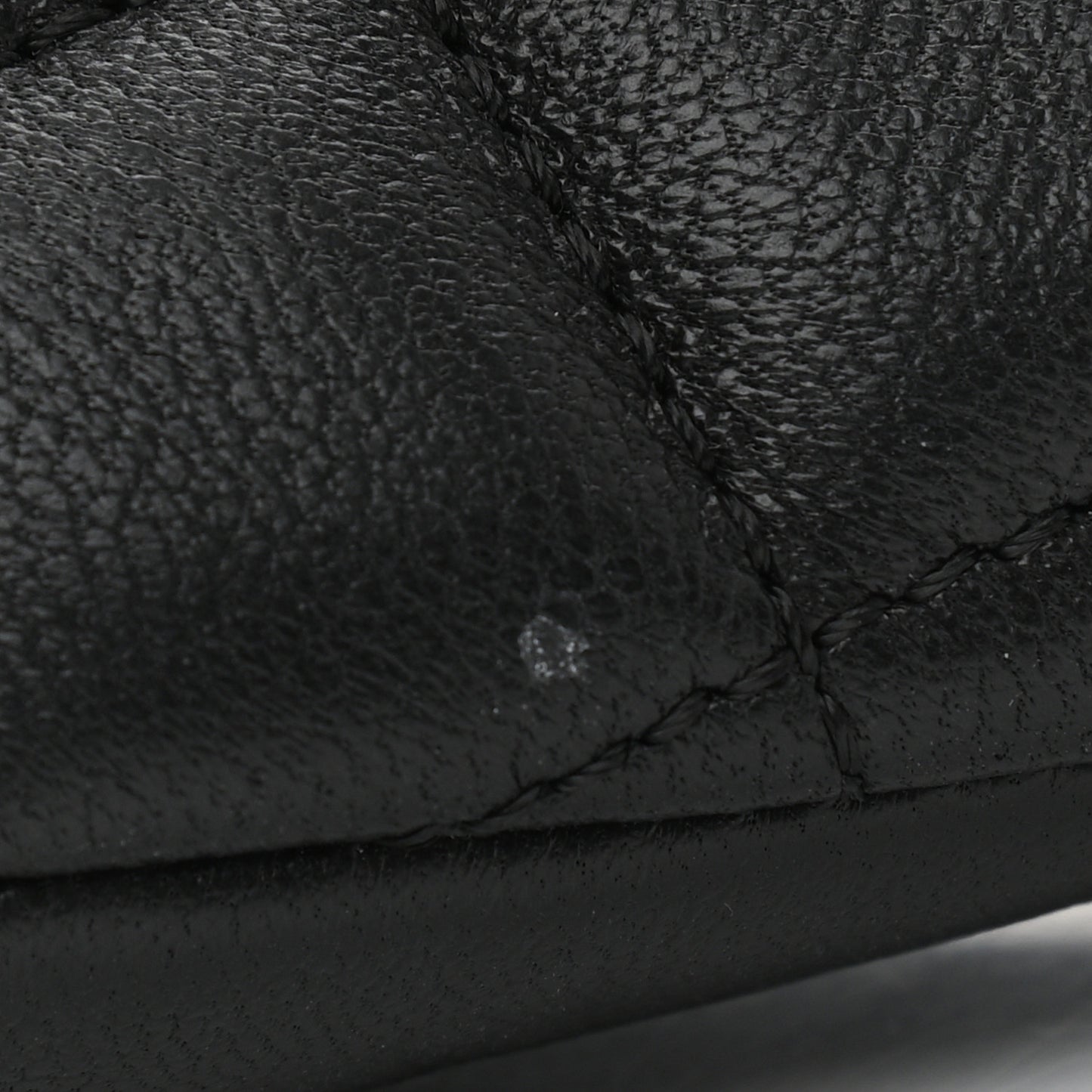 Nappa Quilted Medusa Belt Bag Black