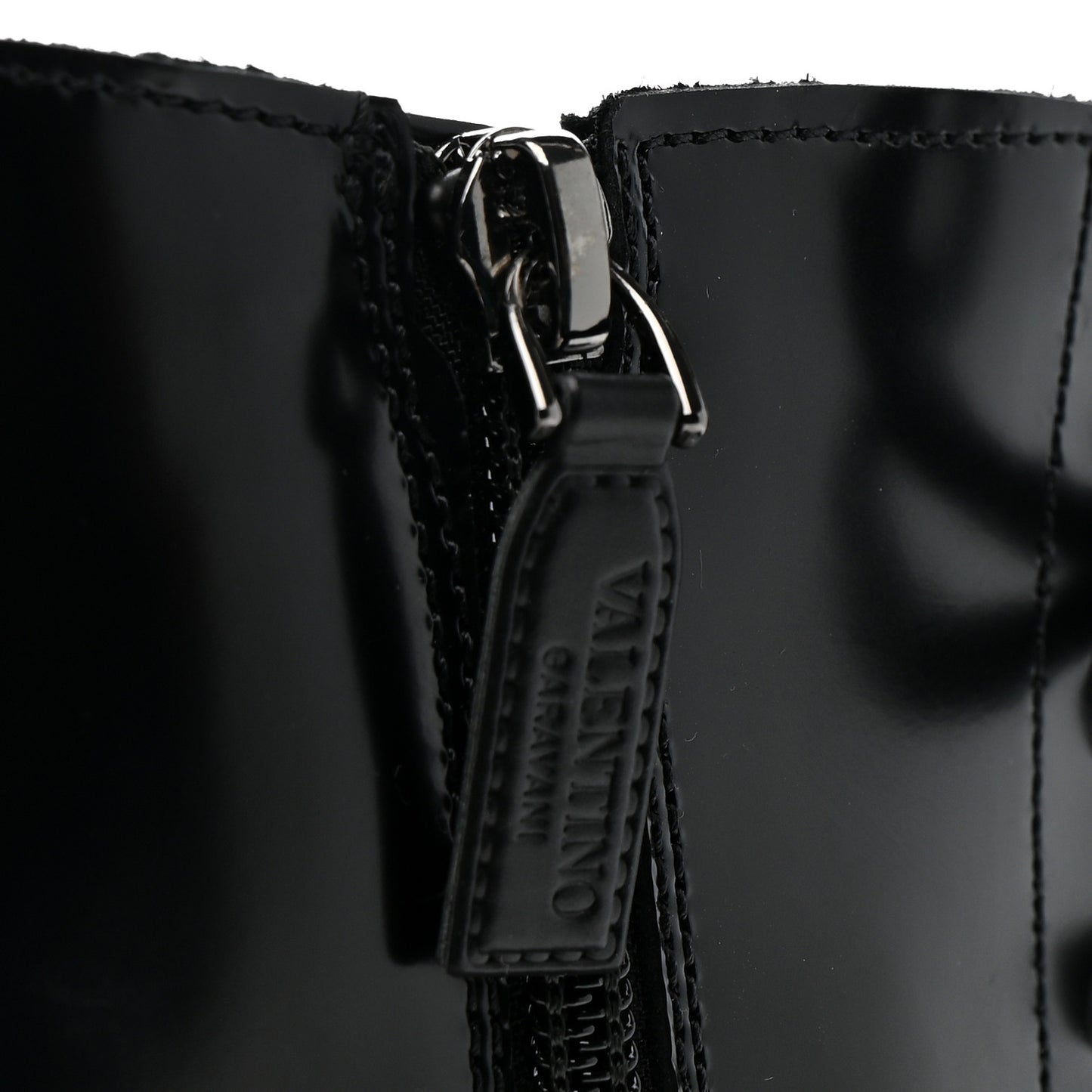 Calfskin Rockstud M-Way 50mm Combat Boots  39 Black