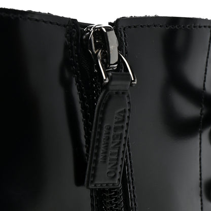 Valentino Garavani Calfskin Rockstud M-Way 50mm Combat Boots  39 Black 11 of 11