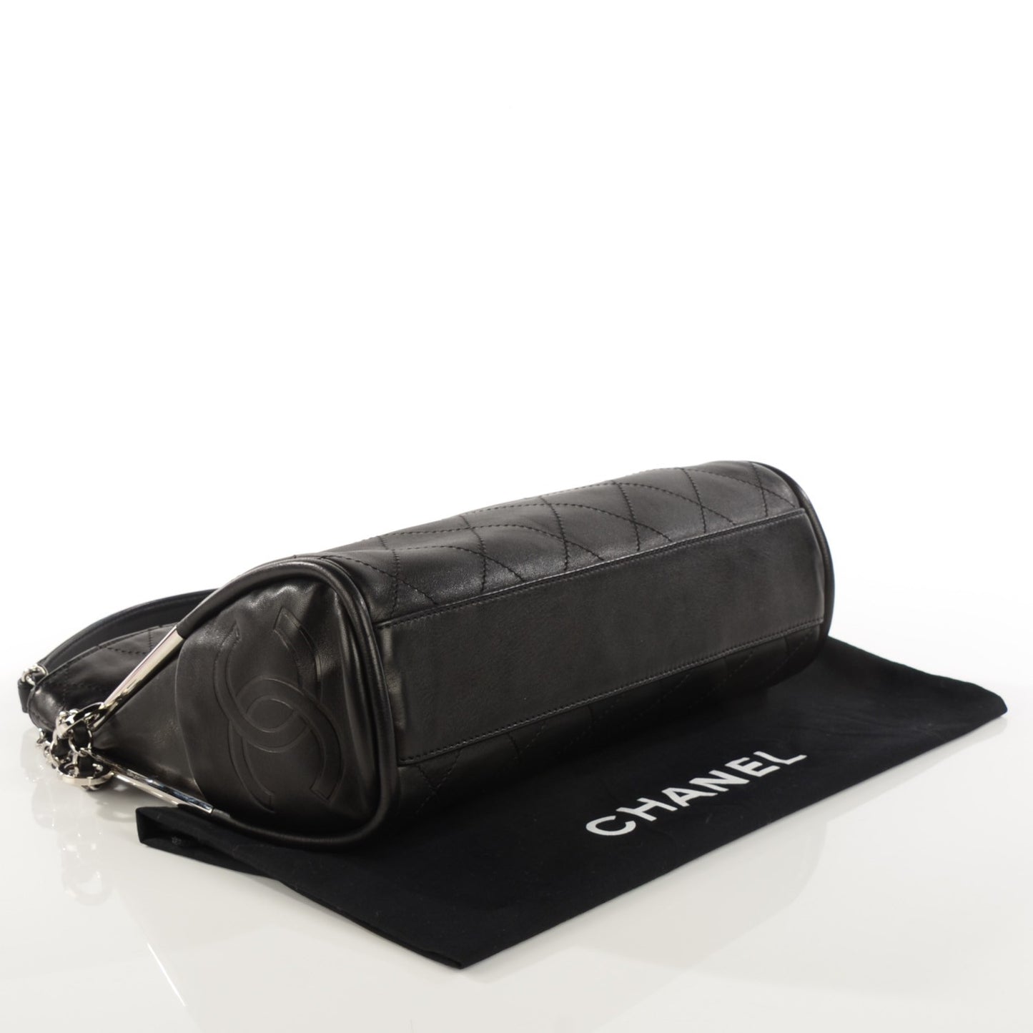 Lambskin Medium Ultimate Soft Tote Black