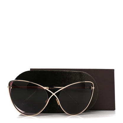 Tom Ford Metal Leila Cat Eye Sunglasses TF786 Gold 7 of 7