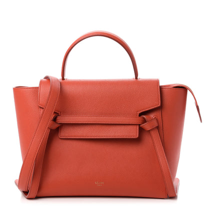 Celine Baby Grained Calfskin Micro Belt Bag Poppy 1 of 10