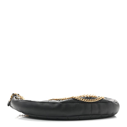 Chanel Lambskin Quilted All About Chains Hobo Black 4 of 13
