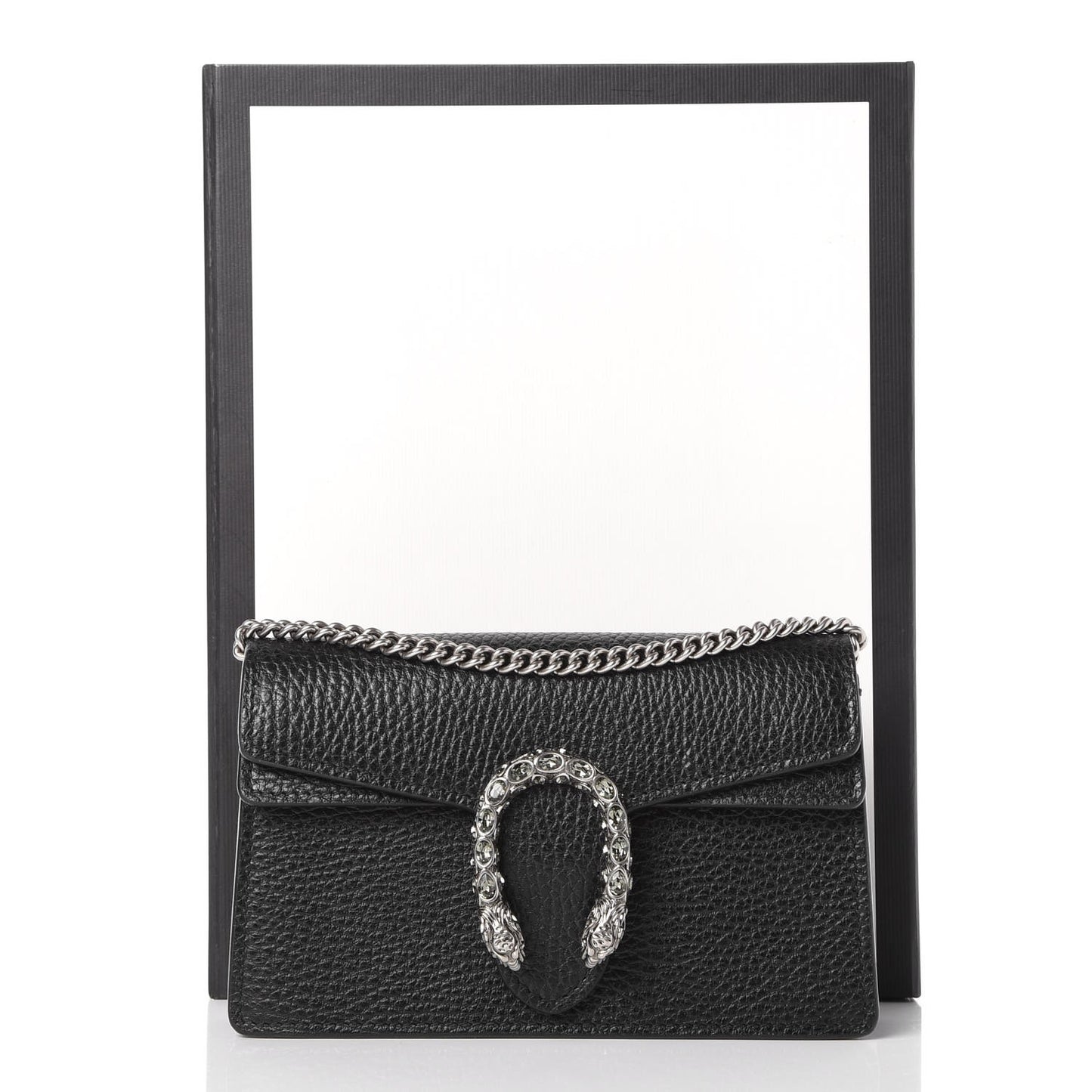 Calfskin Super Mini Dionysus Shoulder Bag Black