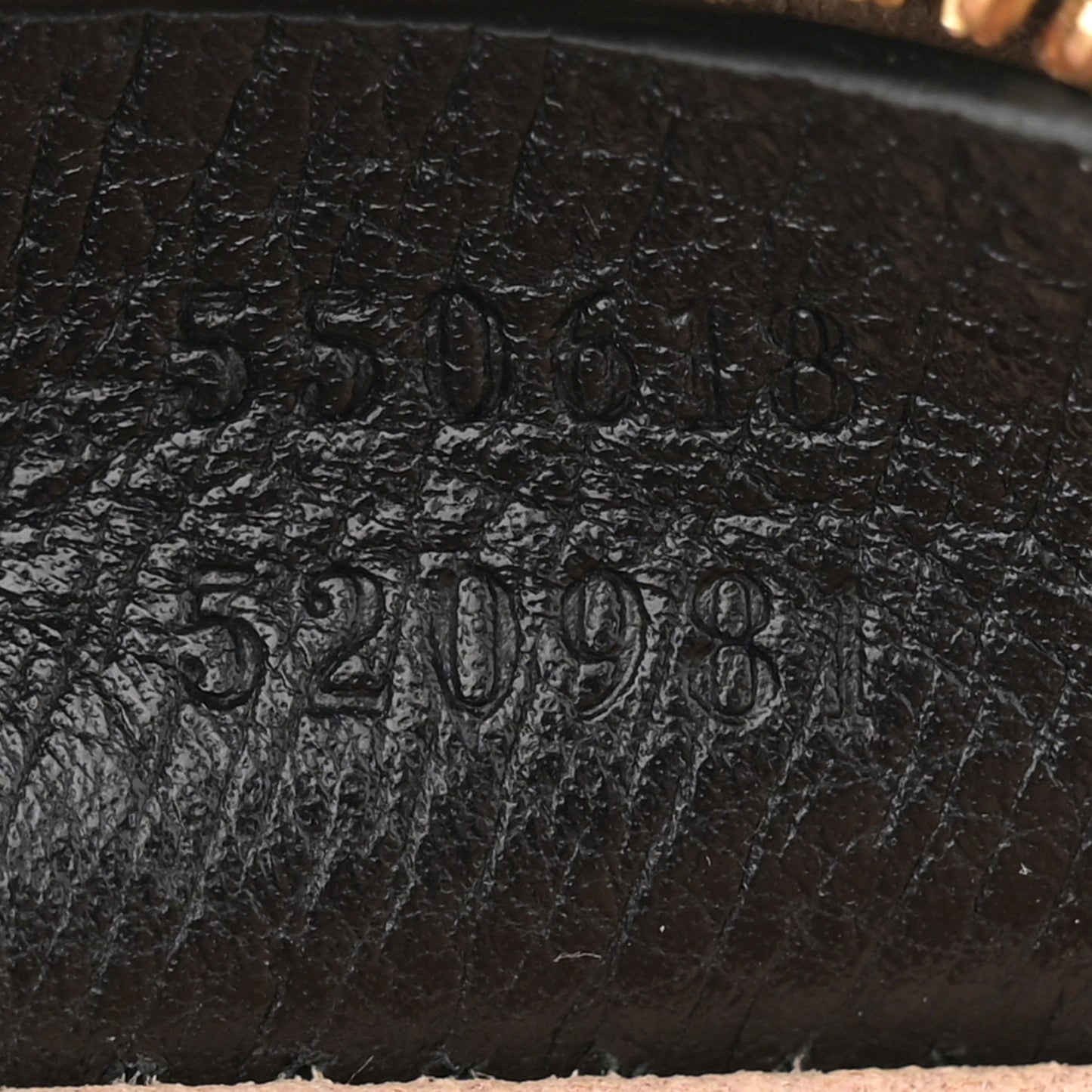 Grained Calfskin Web Mini Ophidia Round Shoulder Bag Black