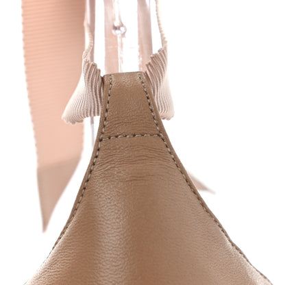 Christian Louboutin Grosgrain Christeriva 100 Sandals 37.5 Nude 11 of 12