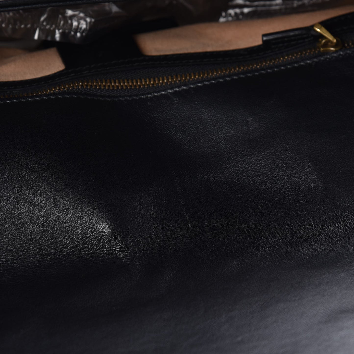 Calfskin Matelasse Large GG Marmont Shoulder Bag Black