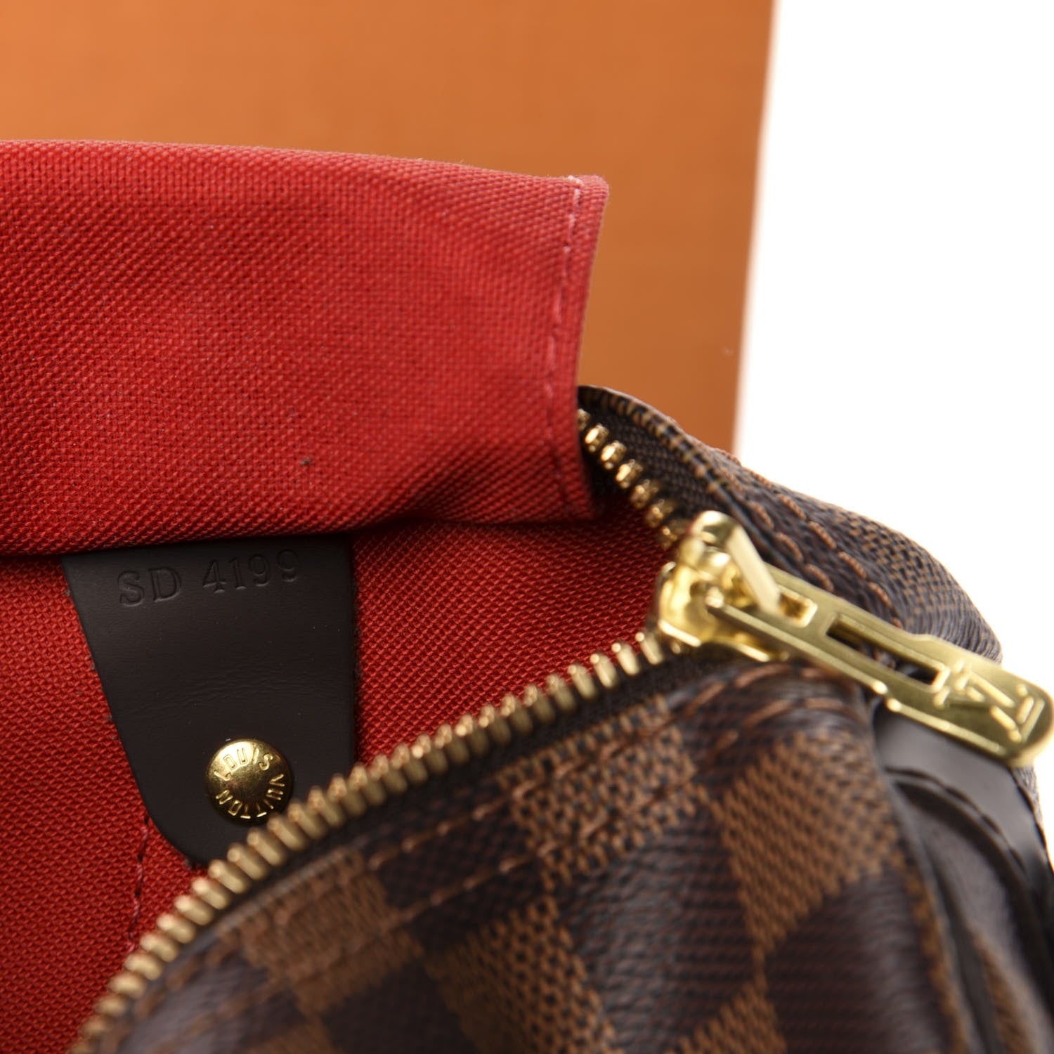 Louis Vuitton Damier Ebene Speedy Bandouliere 25 7 of 12