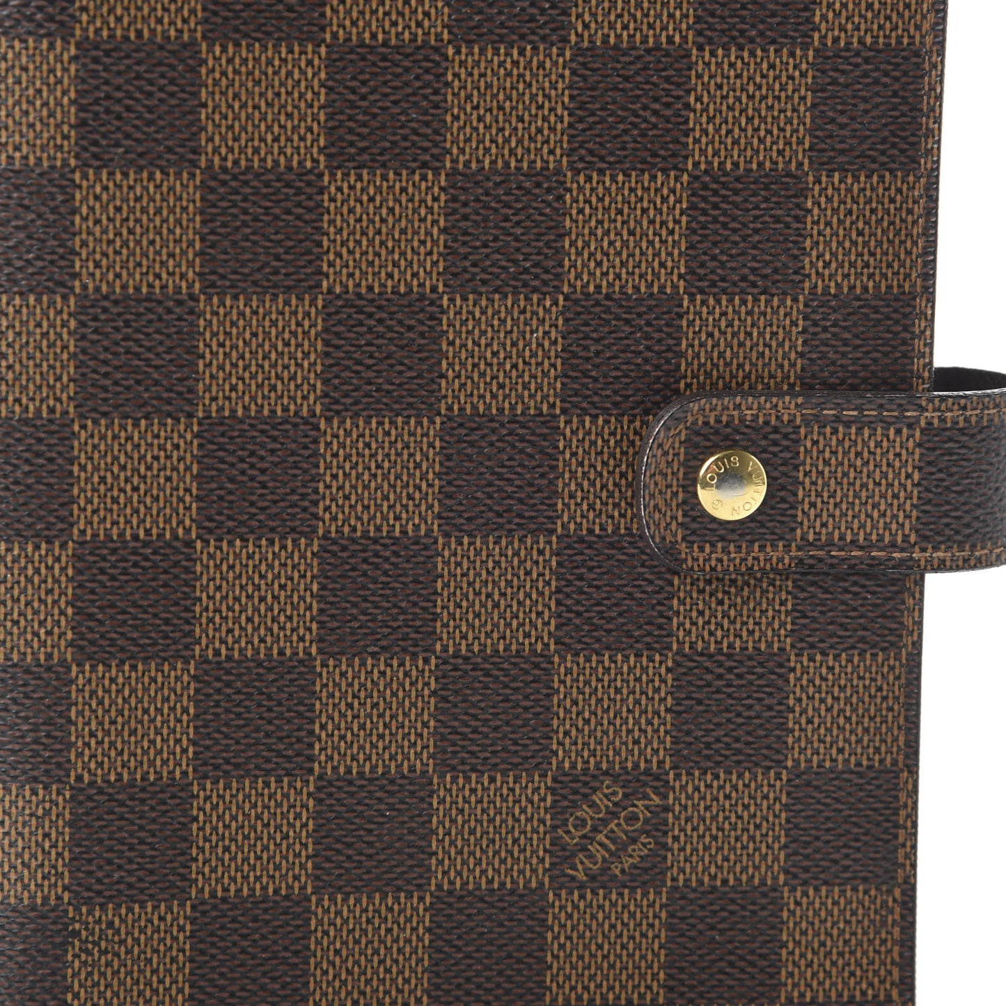 Damier Ebene Medium Ring Agenda Cover