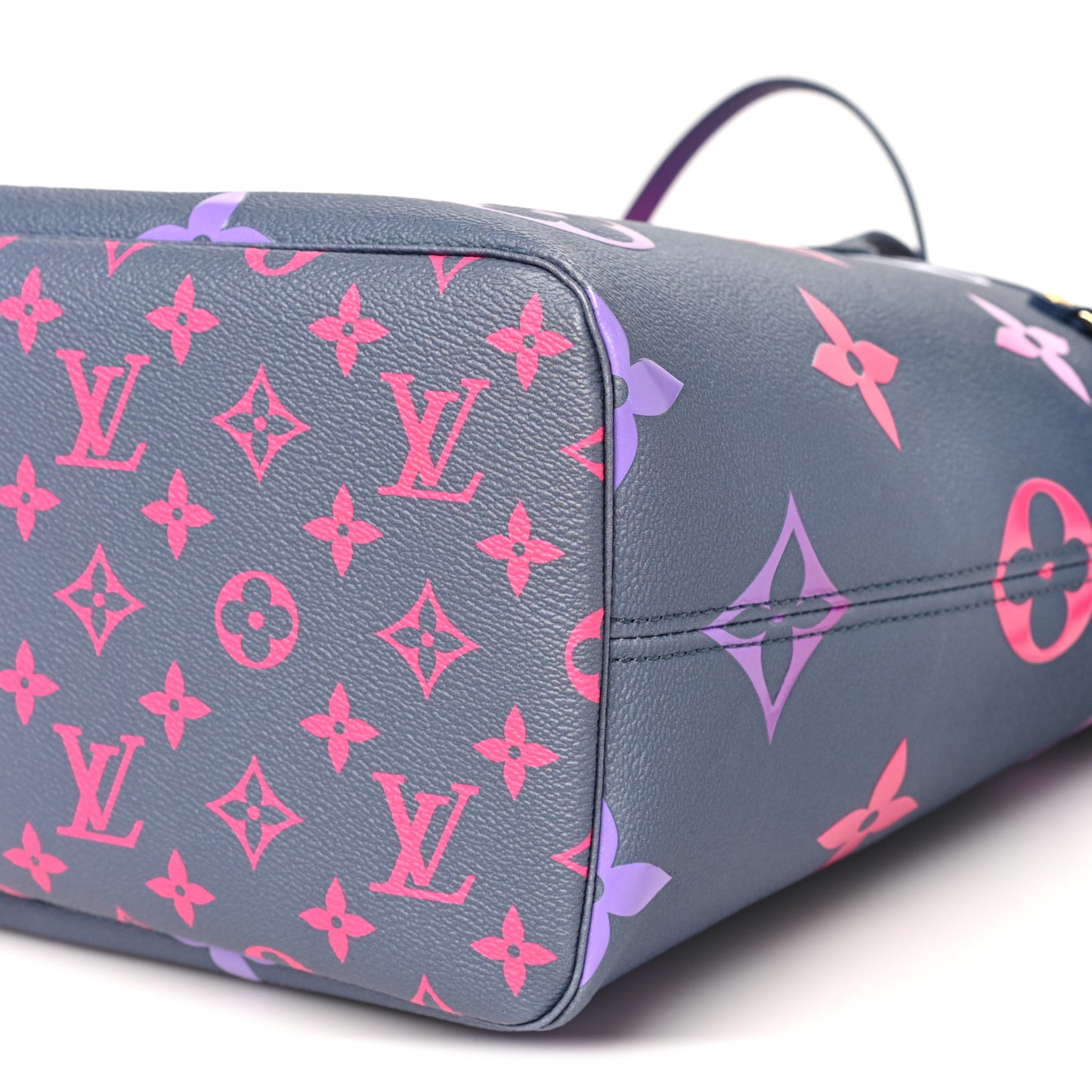 Monogram Giant Spring In The City Neverfull MM Midnight Fuchsia
