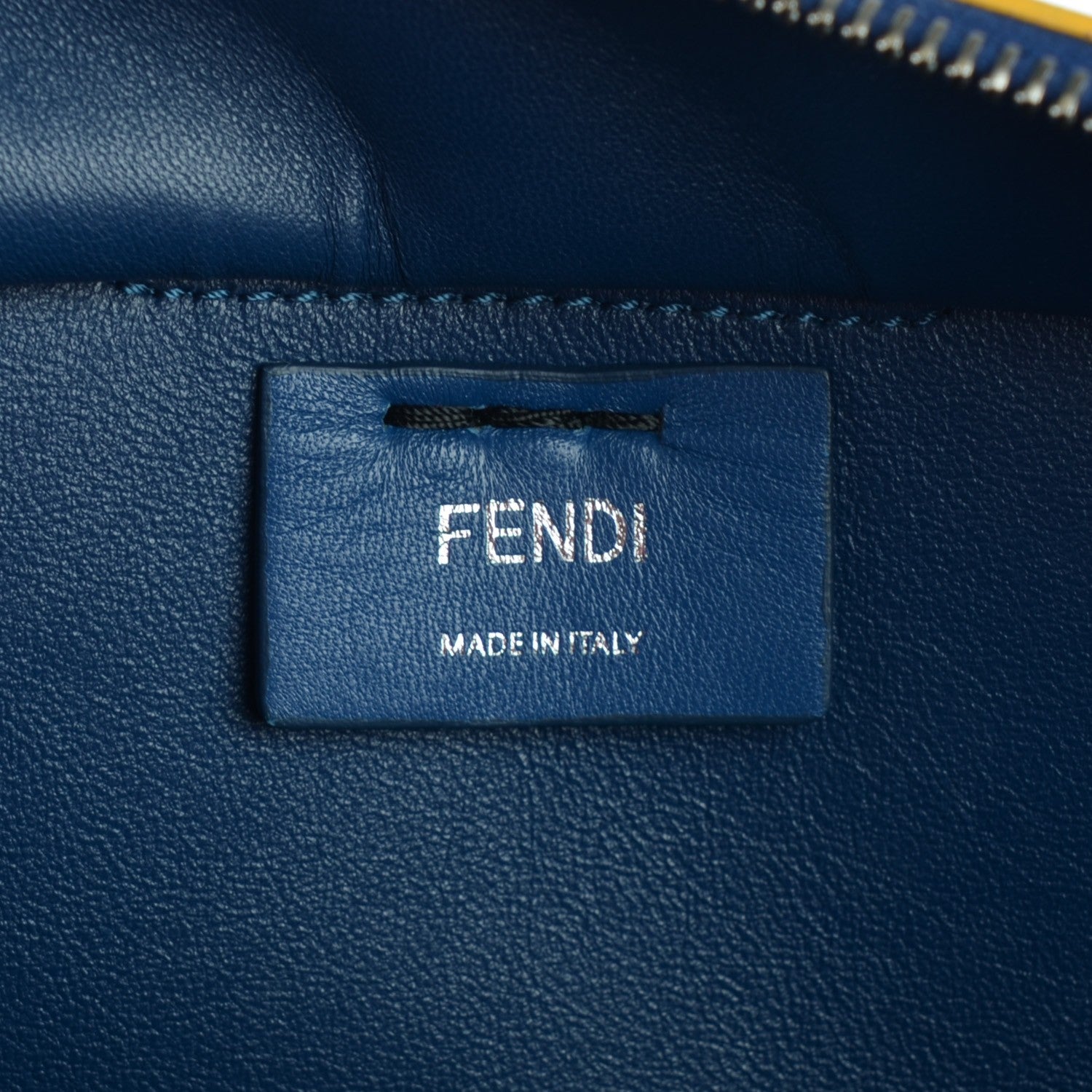 Fendi Vitello Dolce Shiny Nappa Petite 3Jours Tote Black Iris 6 of 7