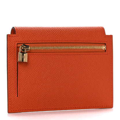 Hermes Epsom Kelly Pocket Compact Wallet Terre Battue 3 of 9