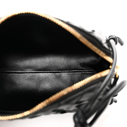 Bottega Veneta Calfskin Intrecciato Small Loop Top Handle Black 5 of 9