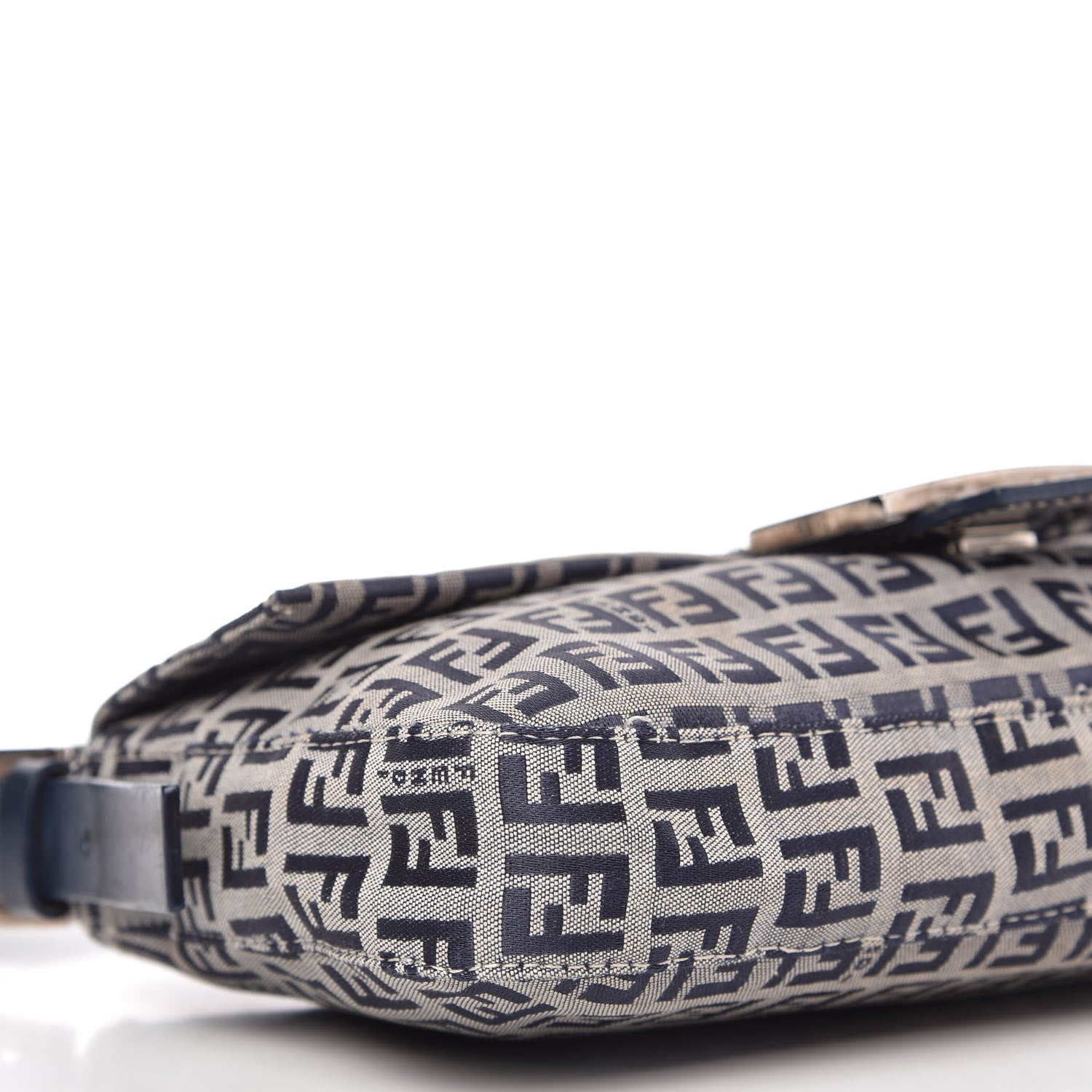 Fendi Zucchino Mini Mama Baguette Navy 6 of 8