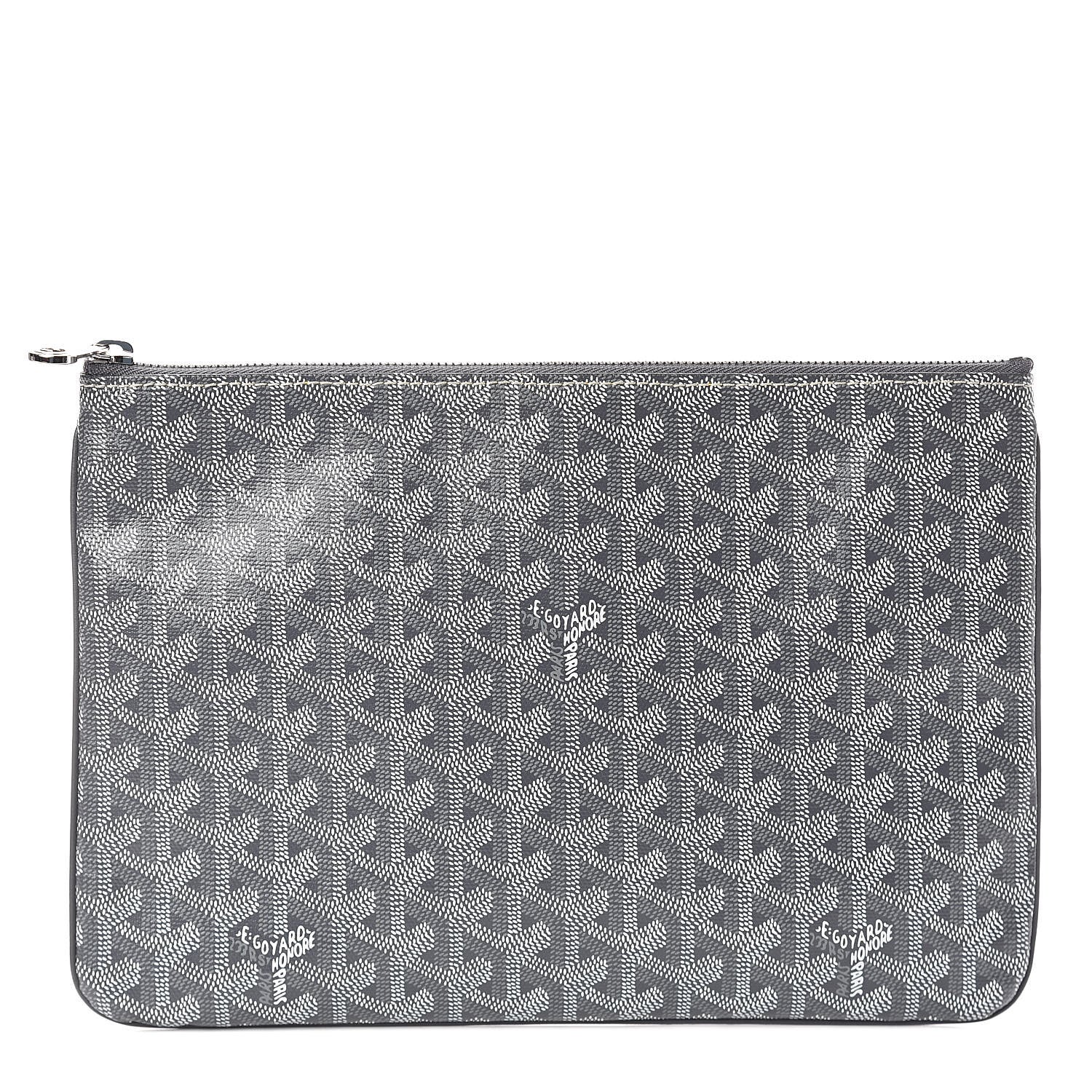 Goyard Goyardine Senat Pochette MM Grey 1 of 9