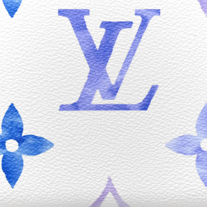 Louis Vuitton Monogram Giant By The Pool Zippy Wallet Resort Blue 7 of 8