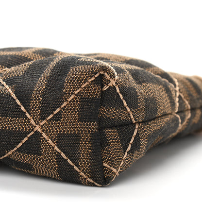 Fendi Zucca Quilted Pochette Tobacco 9 of 10