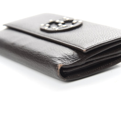 Gucci Calfskin Studded Soho Continental Wallet Dark Brown 8 of 8
