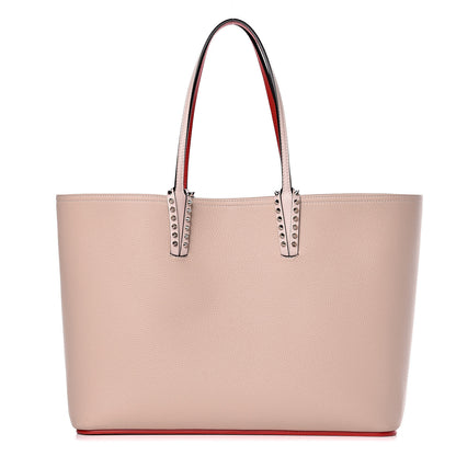 Christian Louboutin Calfskin Spikes East West Cabata Tote Ballerina 1 of 12