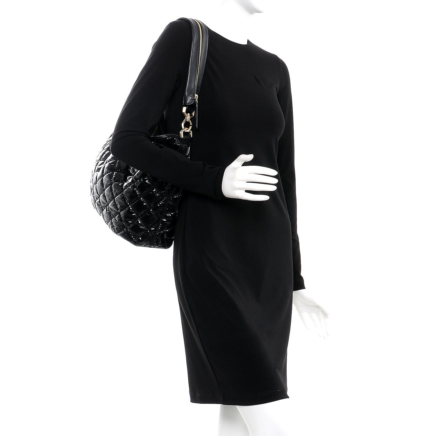 Givenchy Patent Quilted Medium Nightingale Black 12 of 21