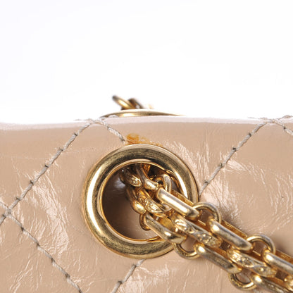 Chanel Distressed Calfskin Quilted 2.55 Reissue 225 Flap Beige 9 of 10