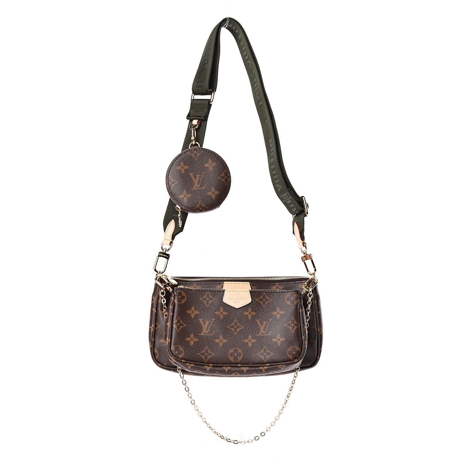 Louis Vuitton Monogram Multi Pochette Accessories Kaki 1 of 13