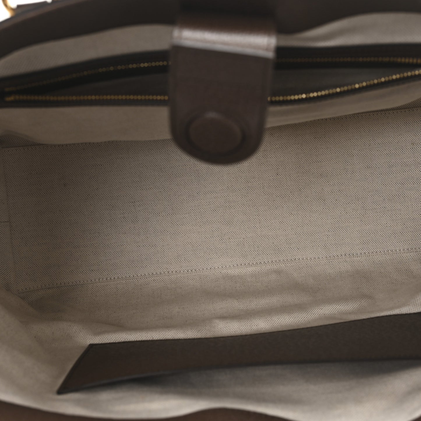 Monogram Jumbo GG Textured Dollar Calfskin Web Medium Ophidia Shopping Tote Camel Ebony