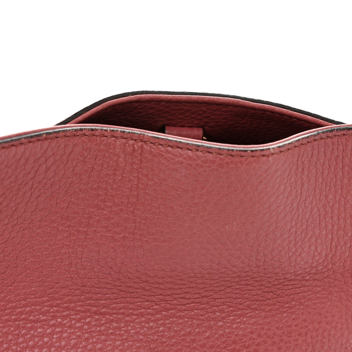 Pebbled Calfskin Medium Soho Chain Shoulder Bag Peonia Flower