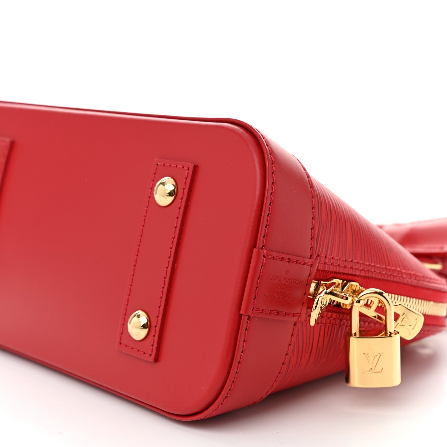 Louis Vuitton Epi Alma BB Carmine 9 of 10