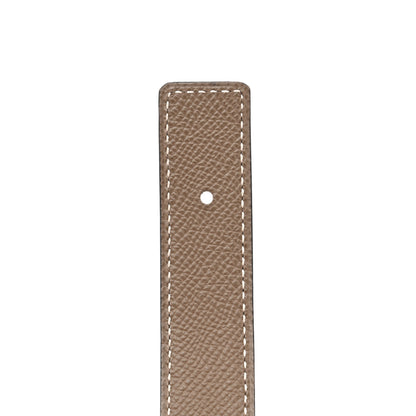 Hermes Epsom Swift 24mm Escale Belt 85 Black Etoupe 8 of 12