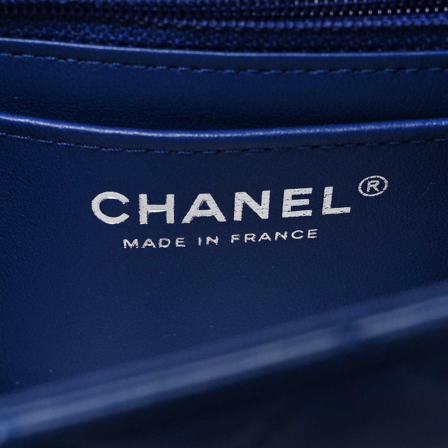Lambskin Quilted Mini Rectangular Flap Royal Blue
