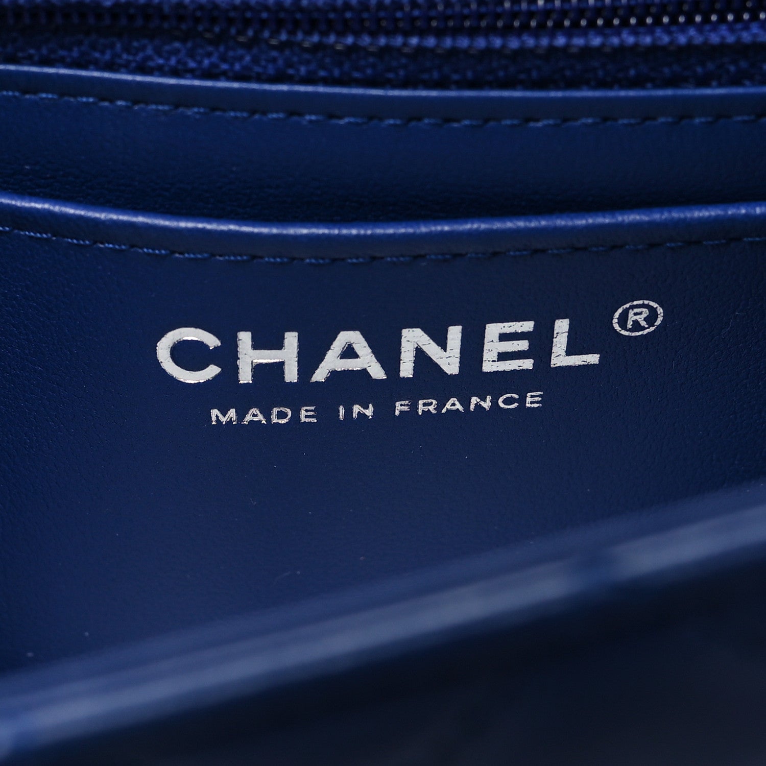 Chanel Lambskin Quilted Mini Rectangular Flap Royal Blue 6 of 11