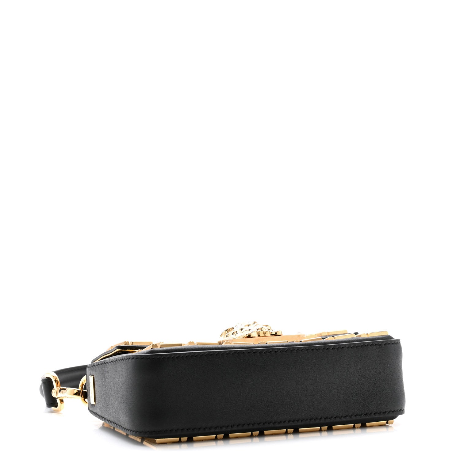 Fendi X VERSACE Calfskin Fendace FF Baguette Black 5 of 11