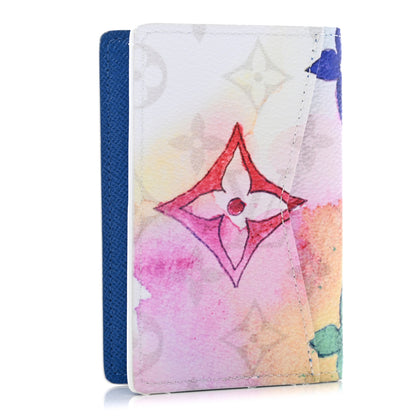 Louis Vuitton Monogram Watercolor Pocket Organizer NM Multicolor 3 of 7