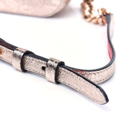 Christian Louboutin Metallic Crinkled Nappa Mini Rubylou Platine 12 of 14