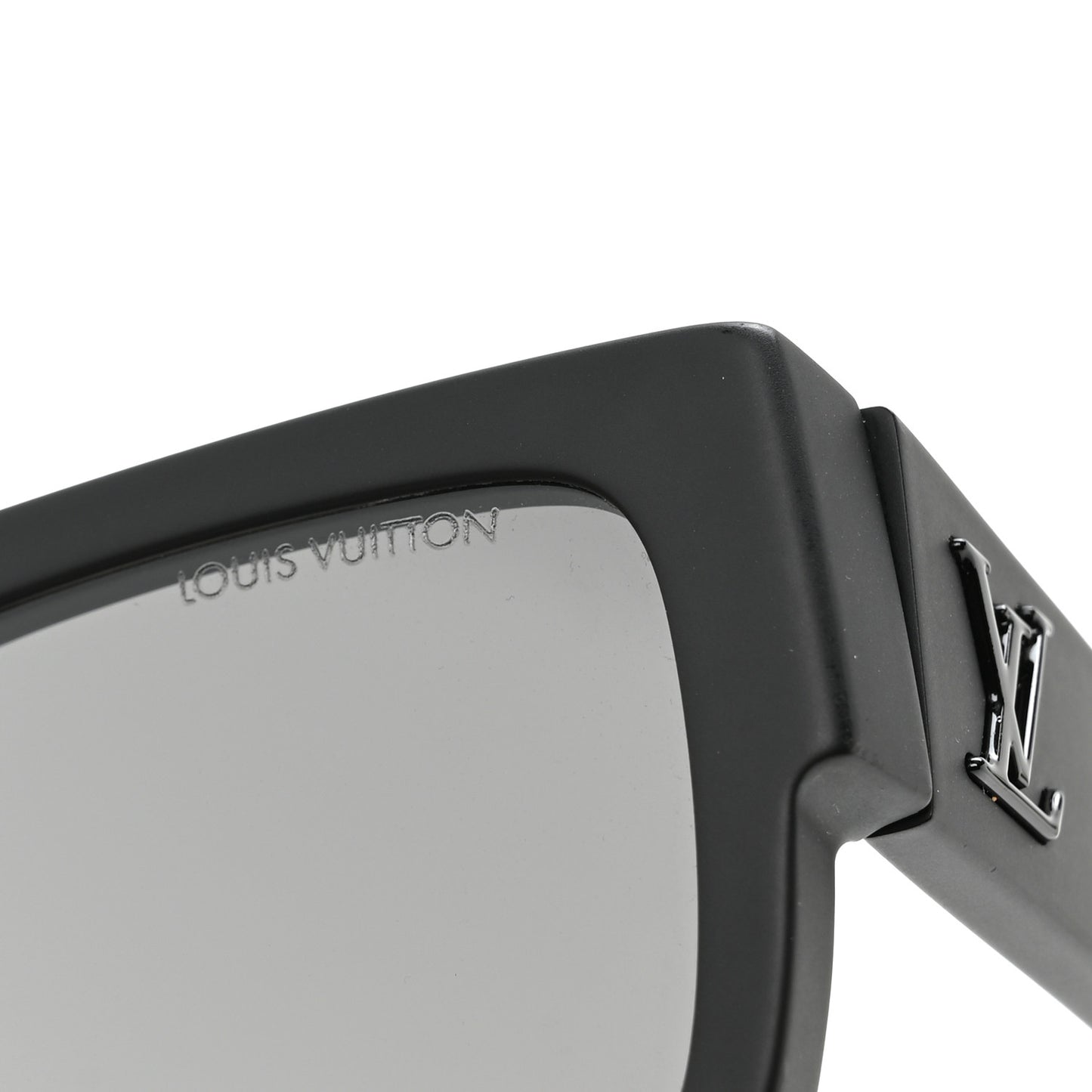 Acetate LV Clash Large Square Sunglasses Z2707W Deep Black