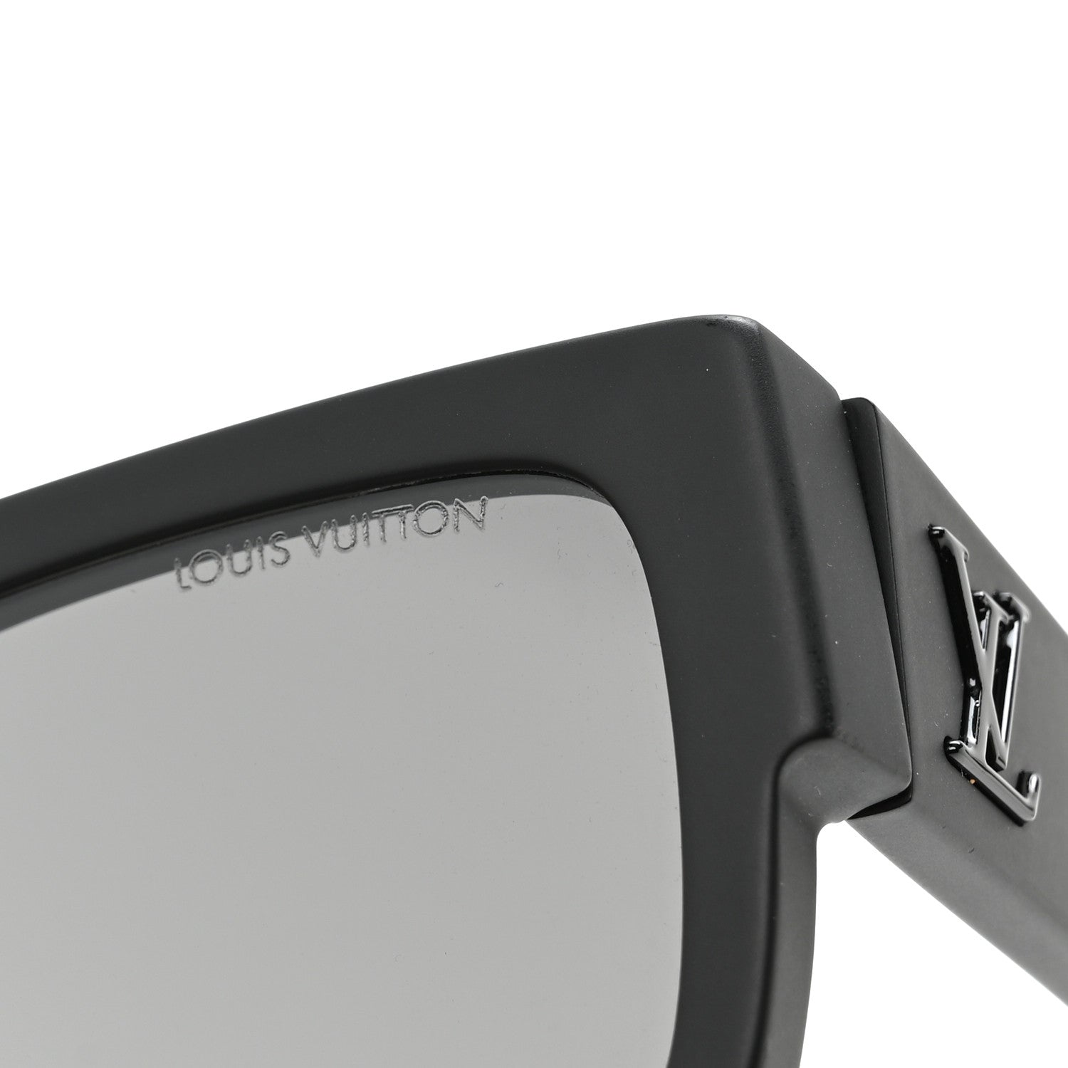Louis Vuitton Acetate LV Clash Large Square Sunglasses Z2707W Deep Black 8 of 9