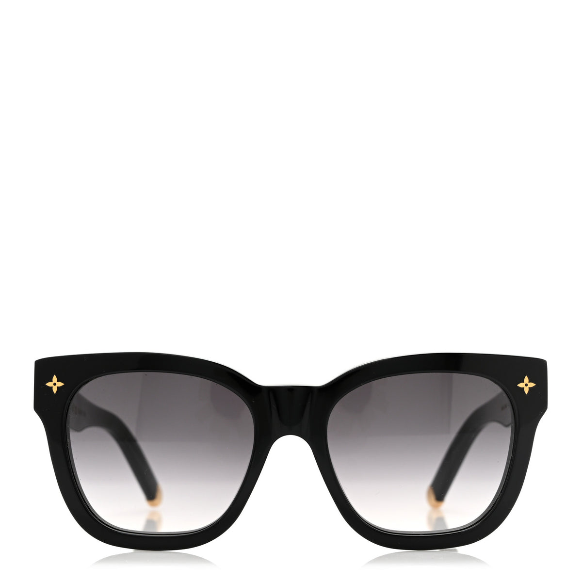 Acetate My Monogram Square Sunglasses Z1523W Black