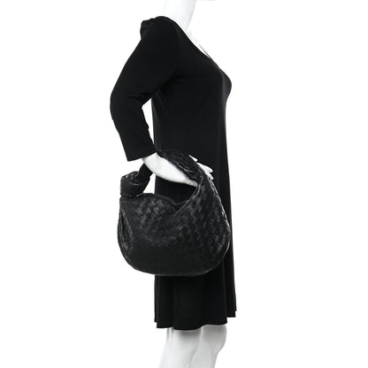 Bottega Veneta Nappa Intrecciato Teen Jodie Hobo Black 2 of 10