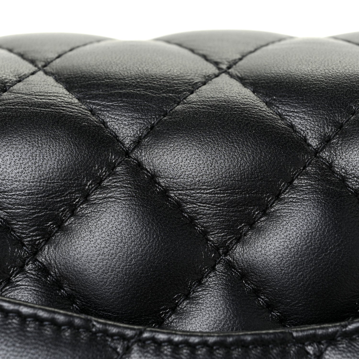 Chanel Lambskin Quilted Mini Square Flap Black 14 of 16