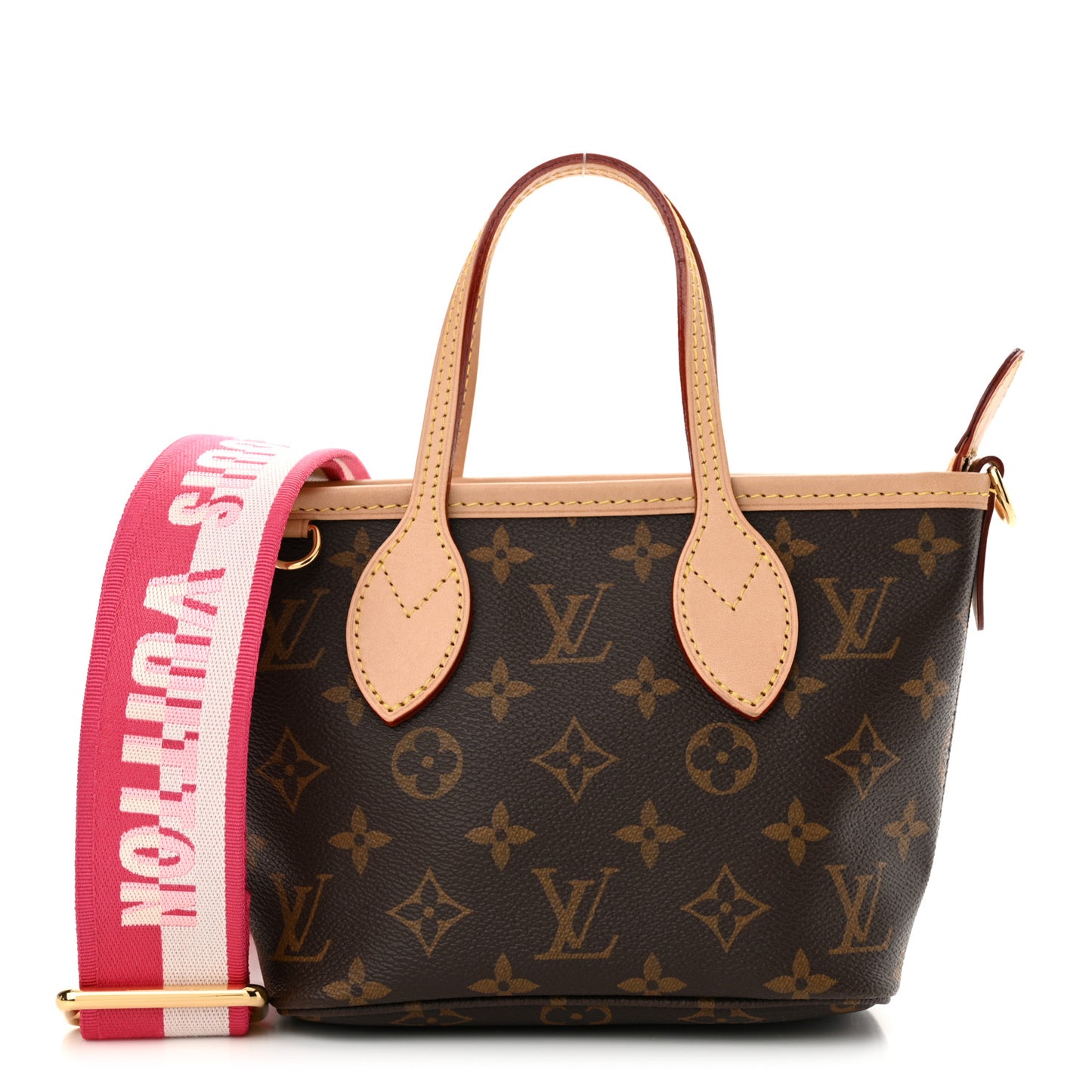 Monogram Neverfull BB Pink Peony