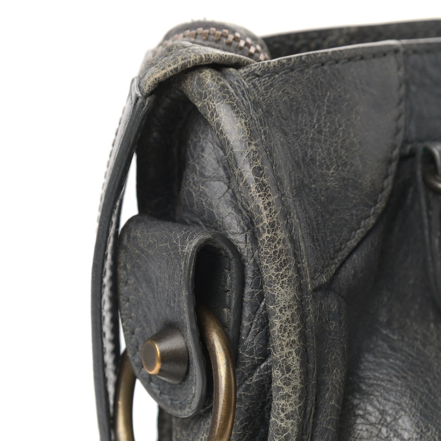 Balenciaga Agneau Classic Hardware Mini City Gris Tarmac 11 of 12