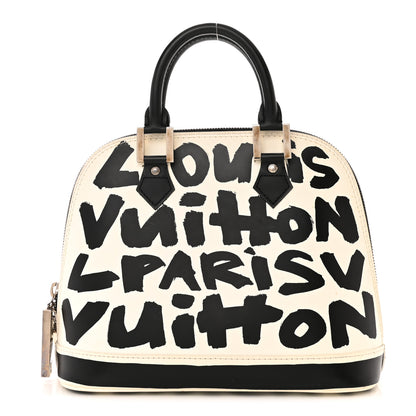 Louis Vuitton Graffiti Alma MM Black 1 of 13