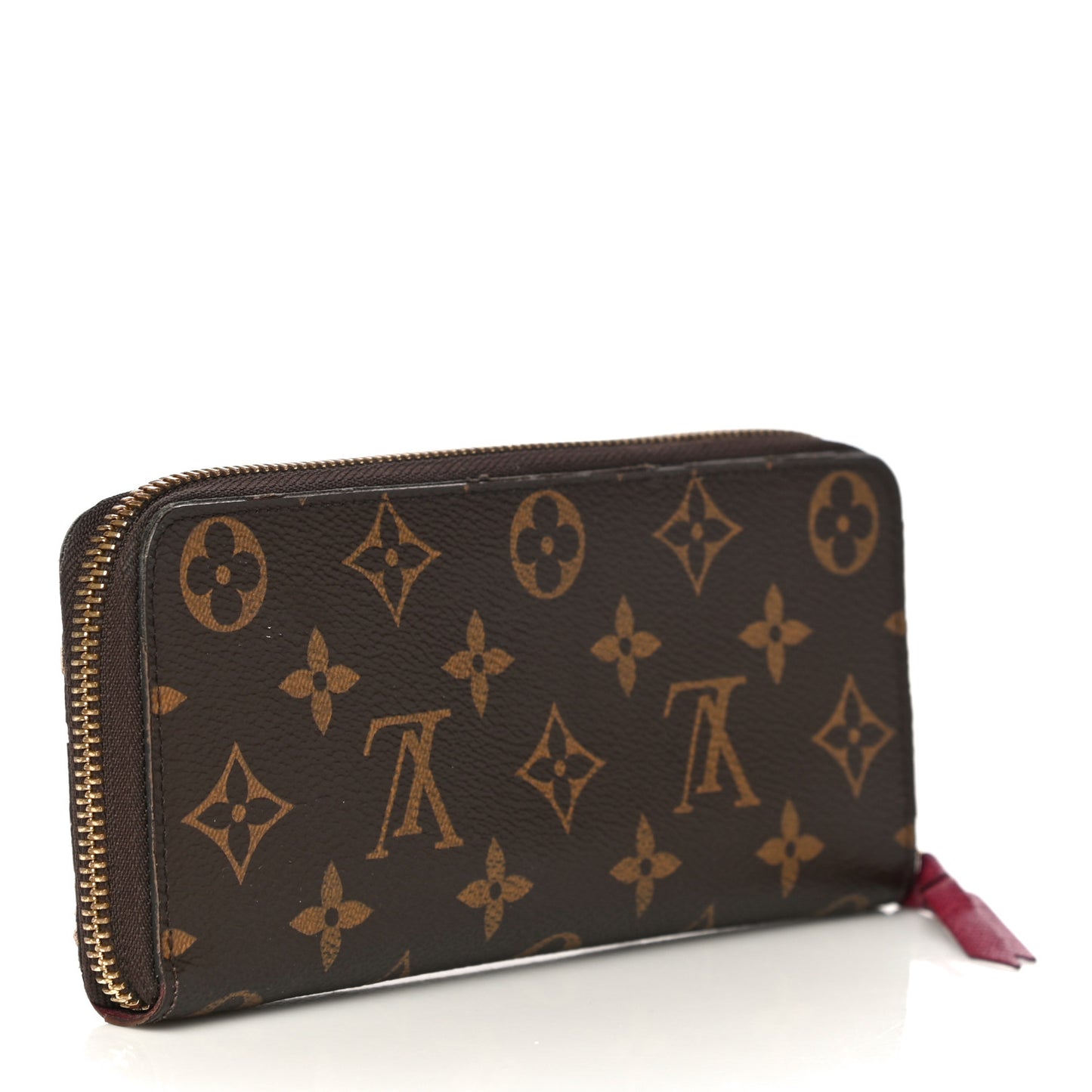 Monogram Clemence Wallet Fuchsia