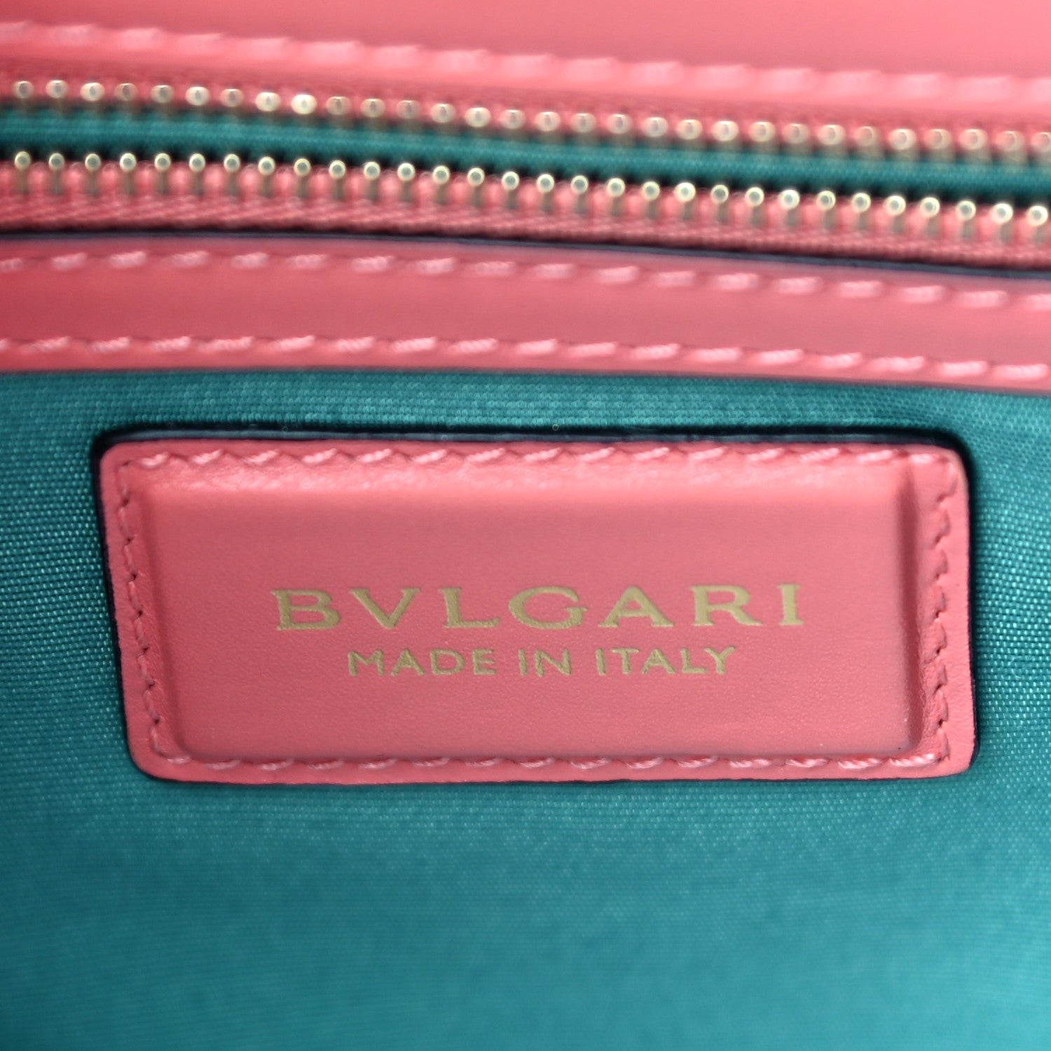 Bulgari Calfskin Serpenti Forever Shoulder Bag Coral 6 of 11
